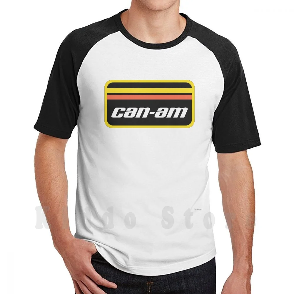 Can-Am Retro Logo T Shirt Print For Men Cotton New Cool Tee Can Am Can Am Atv Side By Side Outlander Renegade Maverick