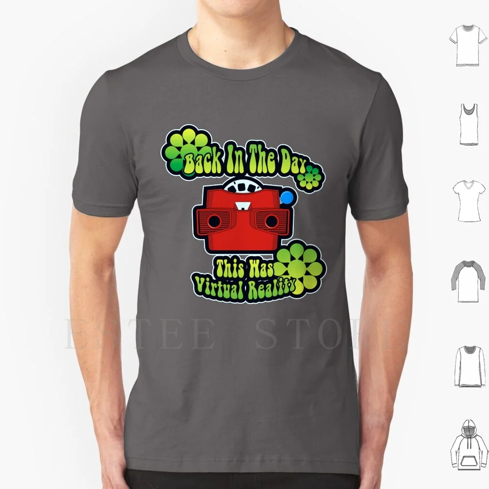 This Was Virtual Reality T Shirt Cotton Men DIY Print Nostalgia Viewfinder Virtual Virtual Reality 70s Retro Toys Old Old Toys