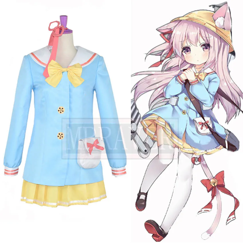 

Azur Lane IJN Kisaragi Cosplay Costume Halloween Christmas Party Uniform Custom Made Any Size