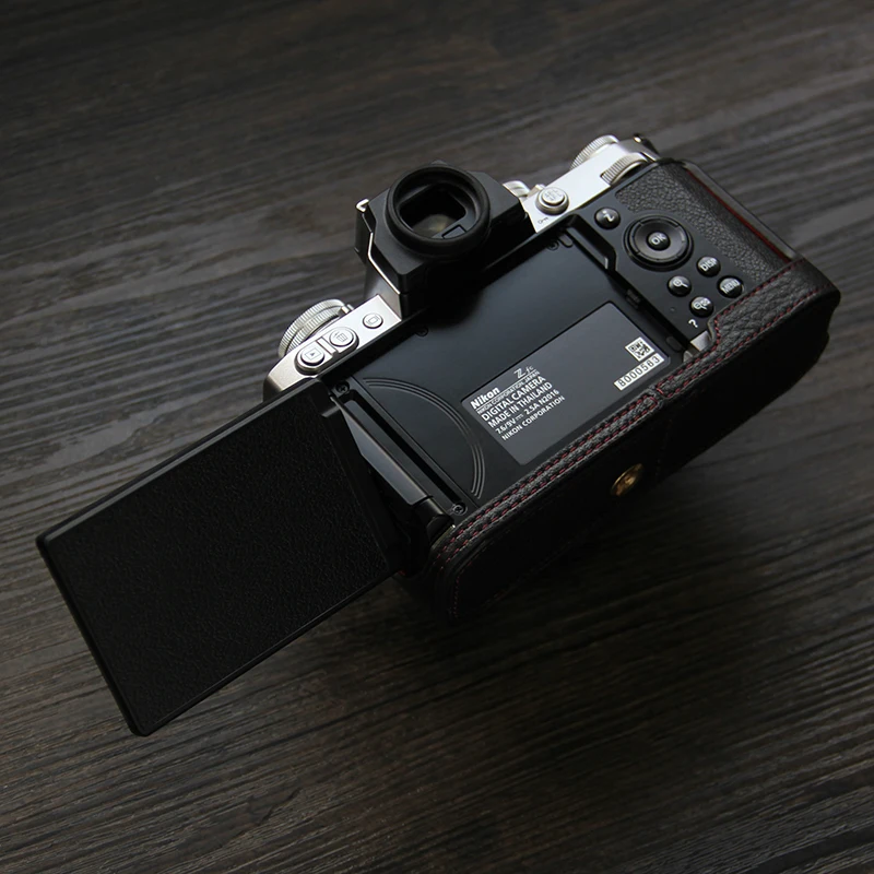 handwork Photo Camera Genuine leather cowhide PU Bag Body BOX Case For Nikon Z-fc ZFC Protective sleeve box base