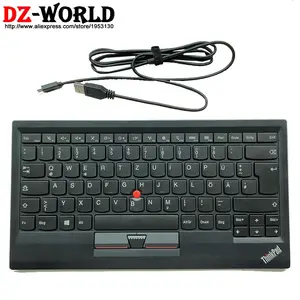 New Original for Lenovo Thinkpad KU-1255 French Canadian USB Keyboard with  trackpoint little red mouse computer laptop 03X8726 - AliExpress 7