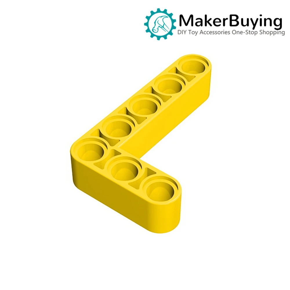 

Compatible with Lego 32526 domestic building block technology spare parts 4211713 yellow 3x5L type hole arm