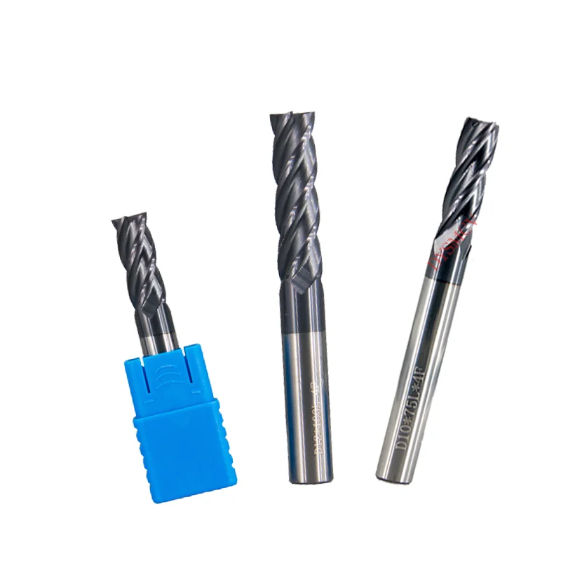 1pc 12mm end mill 75mm 100mm 4 Flute HRC50 Carbide endmill machine Tungsten Steel cnc Milling Cutter End Mill machine tools