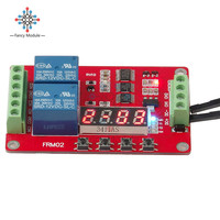 DC 5V/12V/24V 10A 2 Channel Multifunctional Relay Module Cycle Delay Timer Switch Self-Locking Programmable Relay With LED