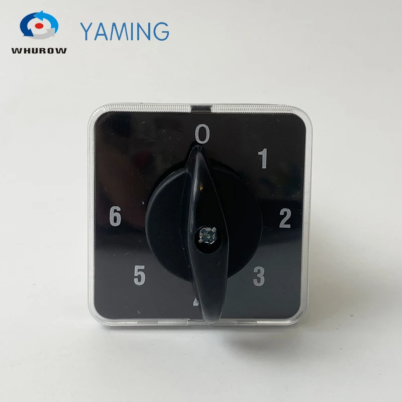 Yaming Electric control switch 4 knots 20A 0-6 position Universal changeover rotary cam switch interruptor HZ5B-20/4