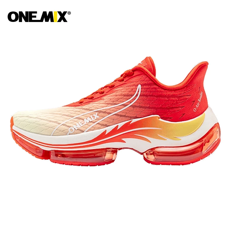 ONEMIX Mens Professional Air Cushion Running Shoes for Women Light Adult Shoes Breathable Outdoor Sneakers Male Athletic Trainer