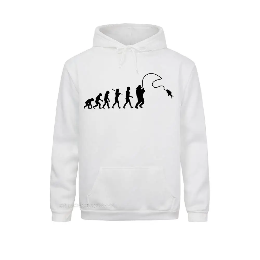 New Evolution Fishinger Pullover Hoodie Men Summer Fish Joke Fisherman Carp Men 31 Colors Cotton Long Sleeve Funny Gift Hoodie