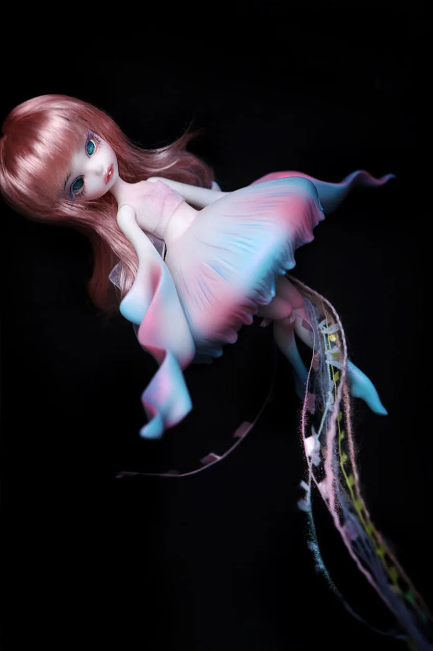 BJD doll 1/8 jellyfish A birthday present High Quality Articulated puppet Toys gift Dolly Model nude Collection