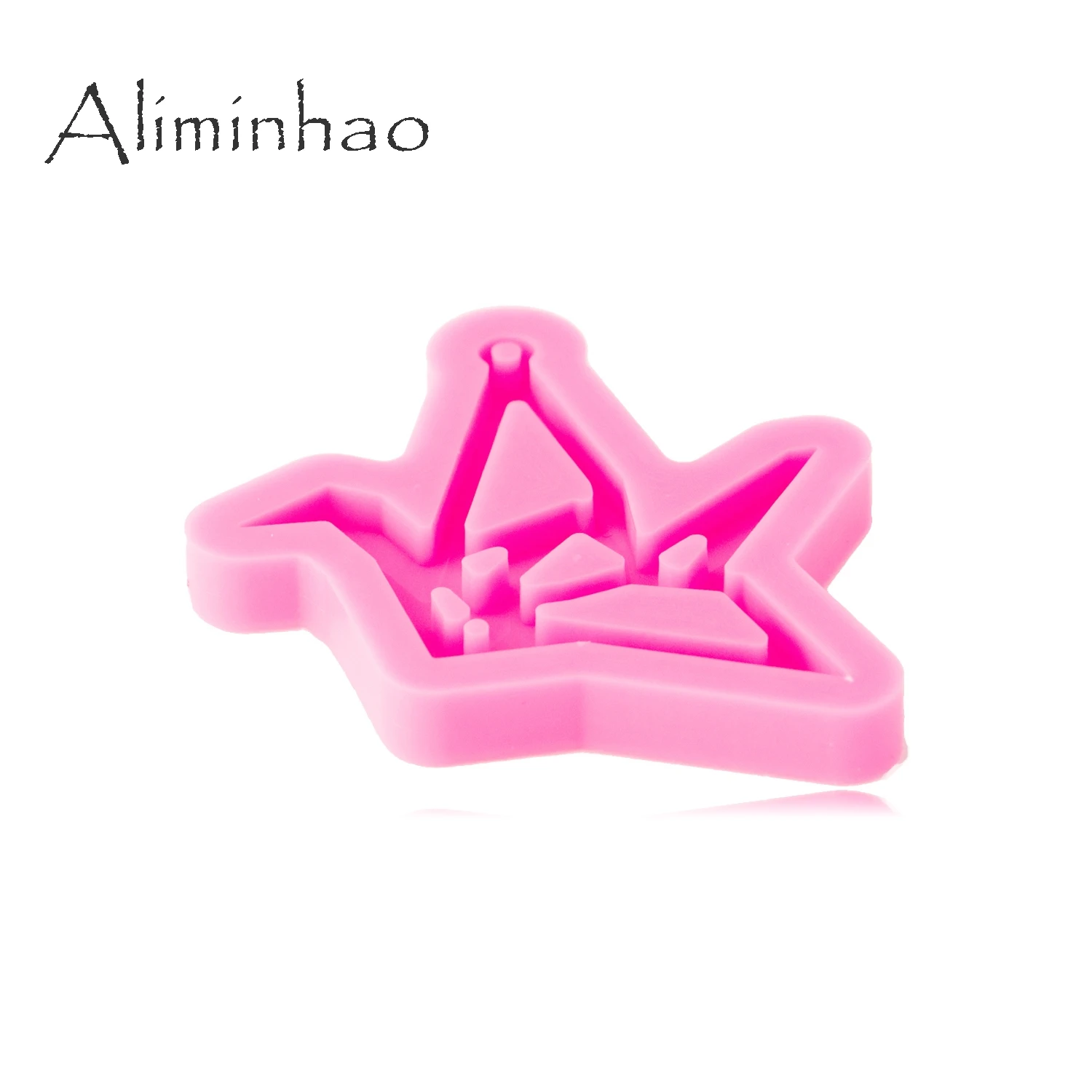 DY0936 Bright Paper Crane Earrings Silicone Keychain Mold, Resin Molds for Jewelry, Epoxy Molds Resin Craft
