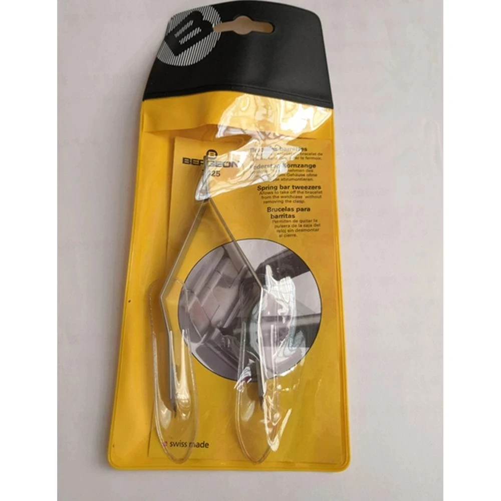 BERGEON 7825 Plier to fit wristwatches, bracelets provided with spring-bars.spring bar tweezers for ROLX TOOLS