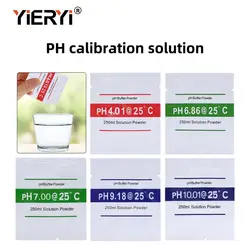 5 pz/set PH Test Meter misura la soluzione di calibrazione PH Buffer Powder 4.01/6.86/7.0/10.01/9.18 punto di calibrazione spedizione gratuita