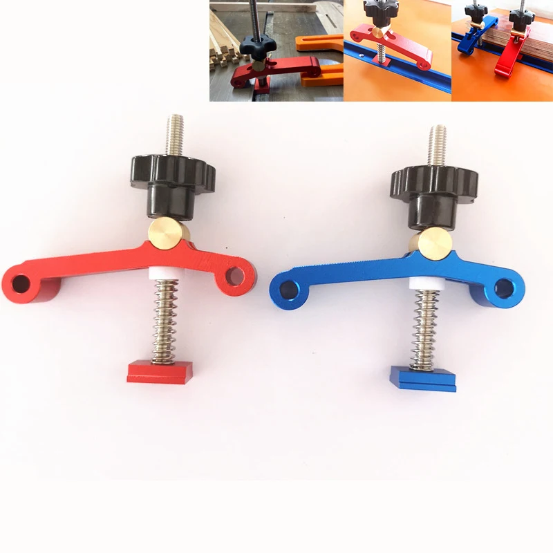 

Upgraded Aluminum alloy T-track Clamping Blocks Woodworking Jig Universal T slot Clamping Blocks Platen Woodworking tools