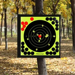 5/10pcs 8In Shooting Targets Stickers Reactive Splatter Adhesive Sticker Paper Gun Shoot Training Accessories