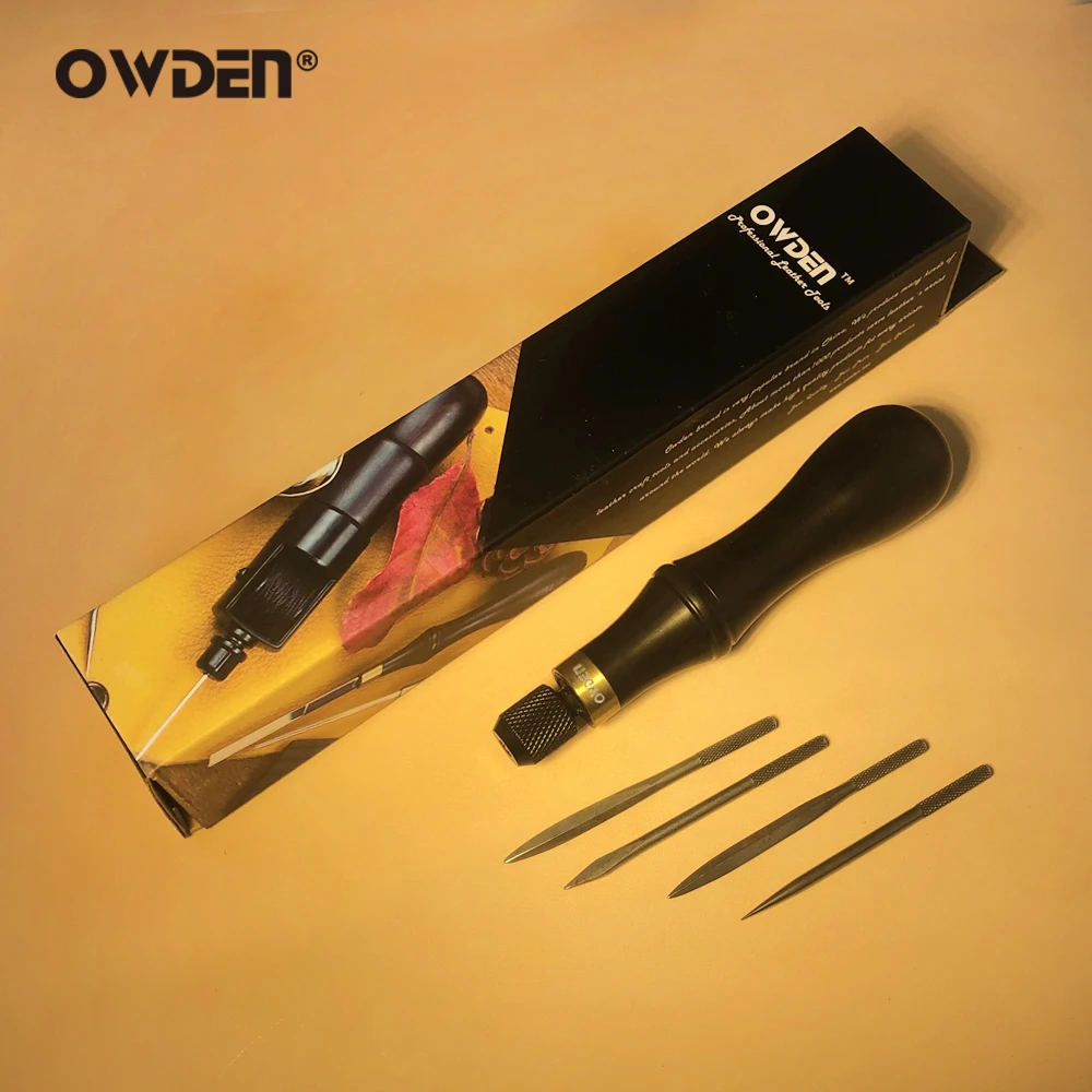 OWDEN 4 in 1 Awl Leather Sewing Tool Set Repairing Stitching Supplies Sewing Kit 4 in 1 Sewing Awl Kit