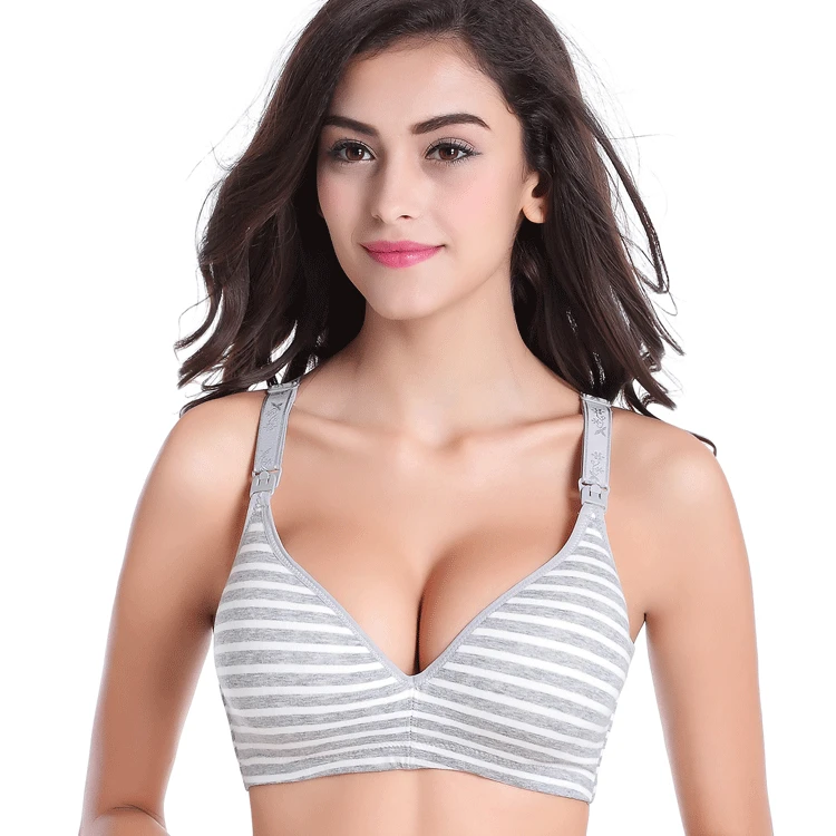 Soutien-gorge d\'allaitement en coton pour femme enceinte, soutiens-gorge d\'allaitement, sous-vêtements de grossesse, soutien-gorge d\'allaitement