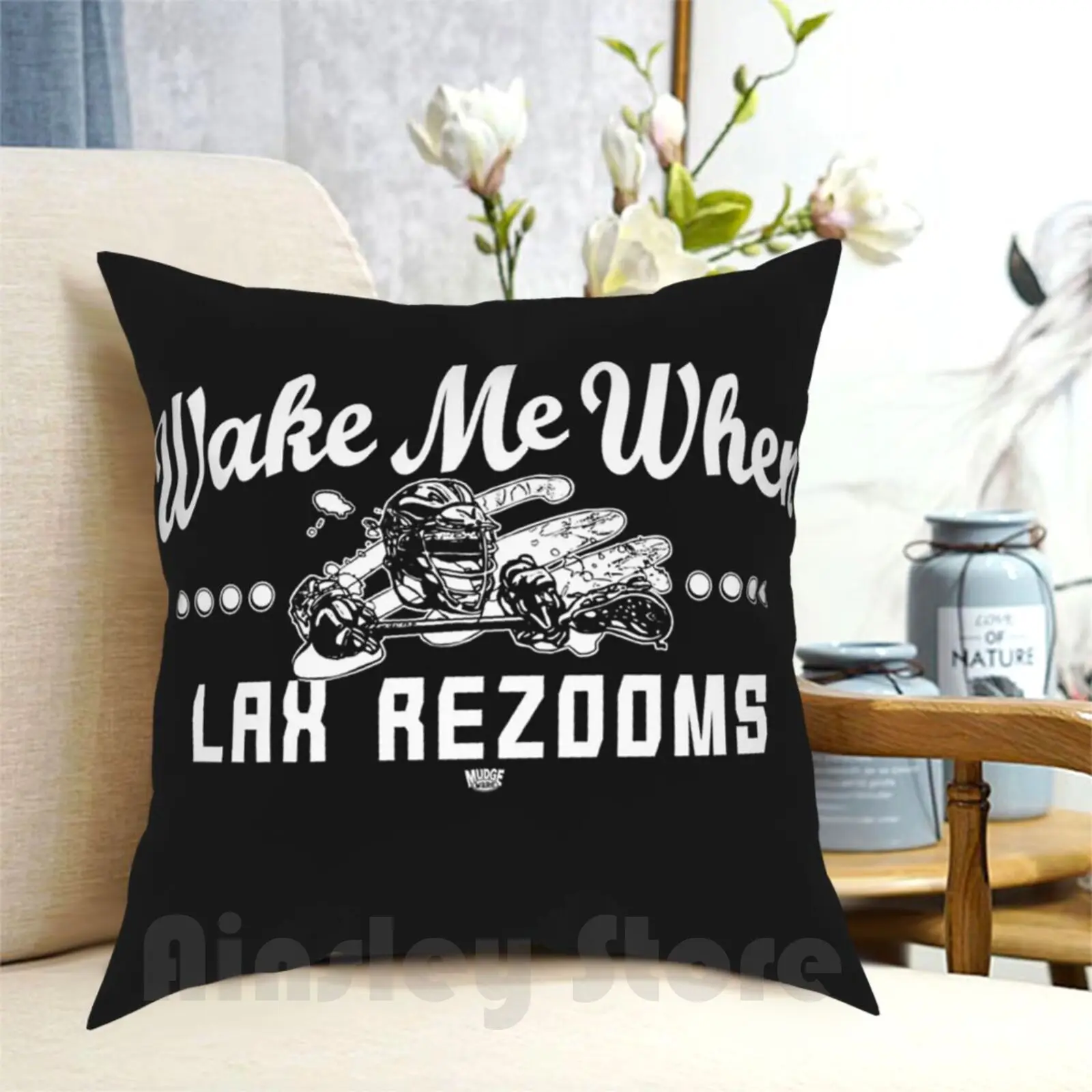 

Wake Me When Rezooms Pillow Case Printed Home Soft DIY Pillow cover Sports I Miss Sports My Sports Miss Sports Quarantine