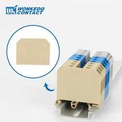 100Pcs AP 2.5 Partition Plate For SAK2.5 Terminal Block Strip Barrier SAK 2.5EN 2.5mm² Connector AP2.5 Direct Mounting End Cover