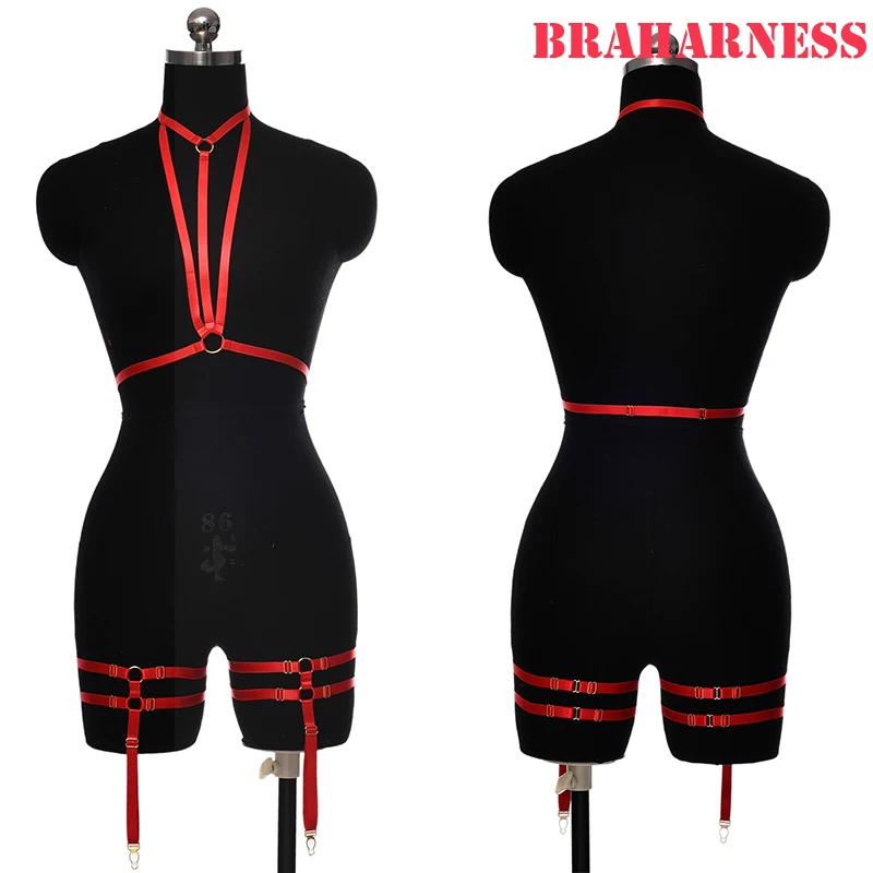 [Custom Wholesale] Sexy Harness Bra Chest Bondage Lingerie Cage BraBdsm Sexy Outfit Woman Erotic Hot Stocking on The Body