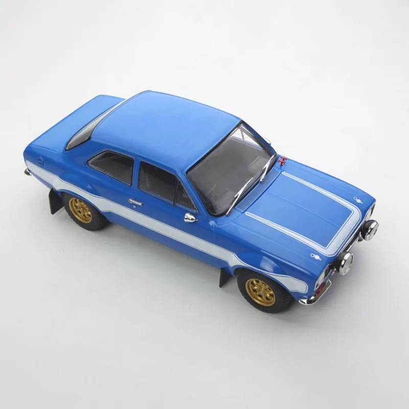 Diecast 1/18 Scale ESCORT RS2000 Alloy Car Model Collection Souvenir Ornaments Display Vehicle Toy Gift Decoration