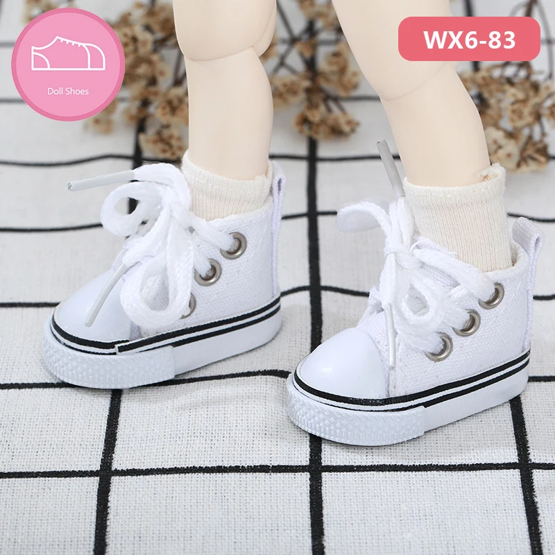 BJD Shoes 1/6  Casual high-top canvas shoes YOSD Littlefee Body Doll Accessories