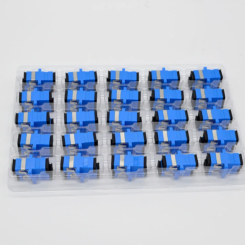 

200PCS New Carrier-Class Fiber Optic Adapter Connector SC UPC/APC Flange SingleMode Simplex Coupler Wholesale Free Shipping