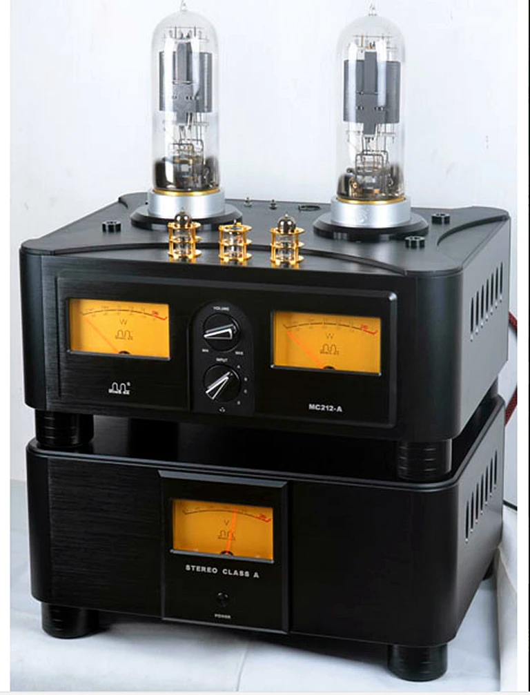 Meixing Mingda MC 212-A Amplificador integrado de tubo de vácuo HIFI PSVANE Réplica WE212 * 2 Potência: 50W * 2