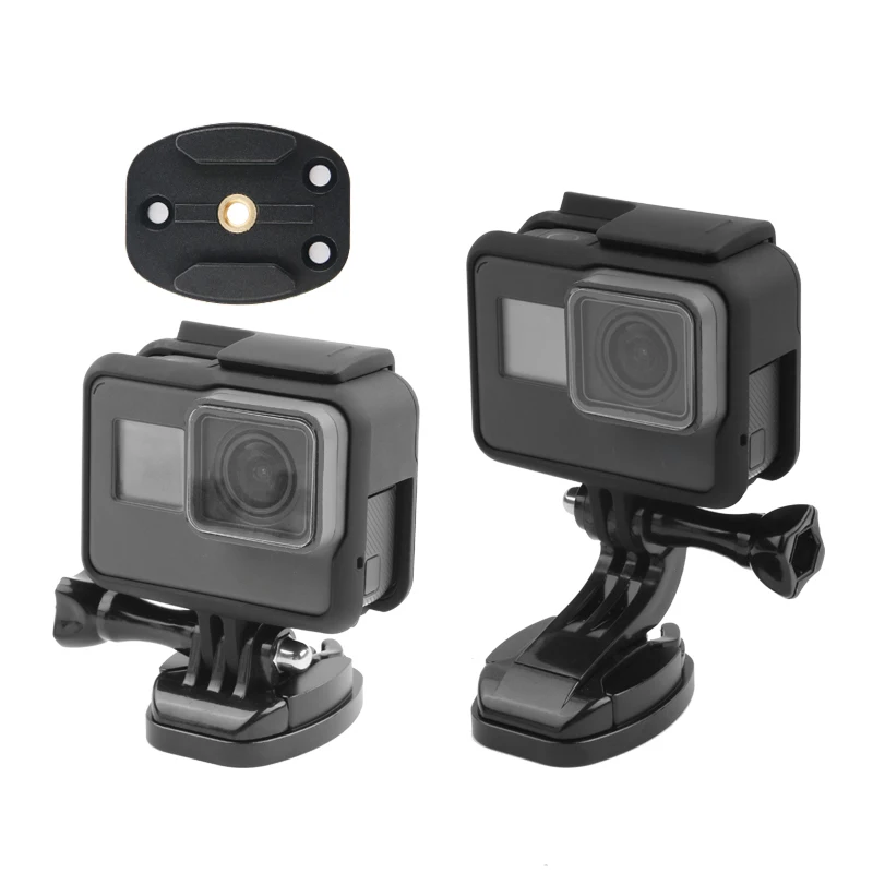 Metal Quick Releasefor GoPro Accessories Helmet Mount Base Adapter Buckle  For Gopro Hero 10 9 8 7 6 5 4 3 for Xiaomi for Yi