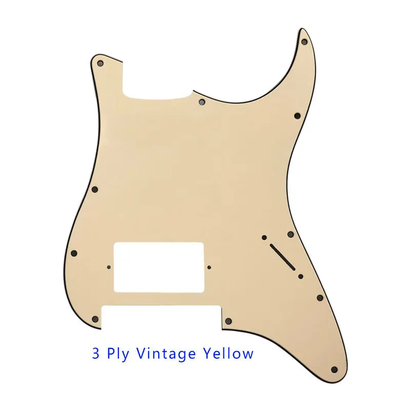 Custom Pleroo Guitar Pickguard-For US 11 Screw Holes  With Floyd Rose Tremolo Bridge PAF Humbucker H Pickguard No Control Knob