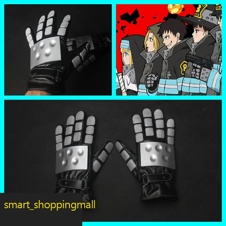 Anime Feuer Kraft Shinra Kusakabe cosplay handschuhe team kleidung handschuhe requisiten zubehör