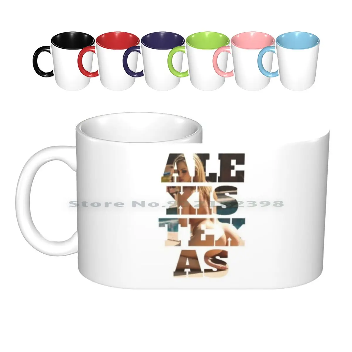 Big Blonde Booty Alexis Texas Ceramic Mugs Coffee Cups Milk Tea Mug Big Blonde Booty Alexis Texas Big Ass Creative Trending