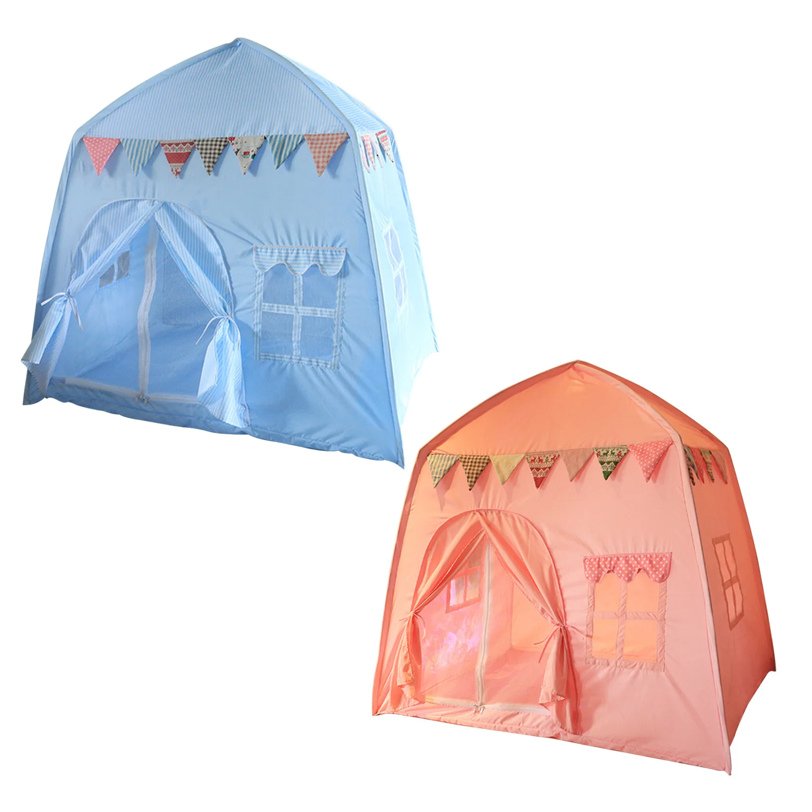 Tenda da gioco Princess Castle per bambine con luci e palline casa giocattolo per interni ed esterni per bambini per regalo di compleanno per ragazze