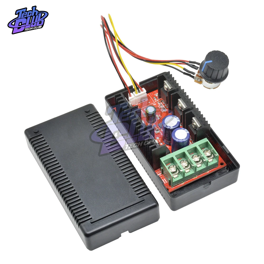 12V 24V MAX DC Motor Speed ControllerPWM 2000W 40A HHO RC Car Fan Speed Regulator Adjustable Power Control Switch Soft Start