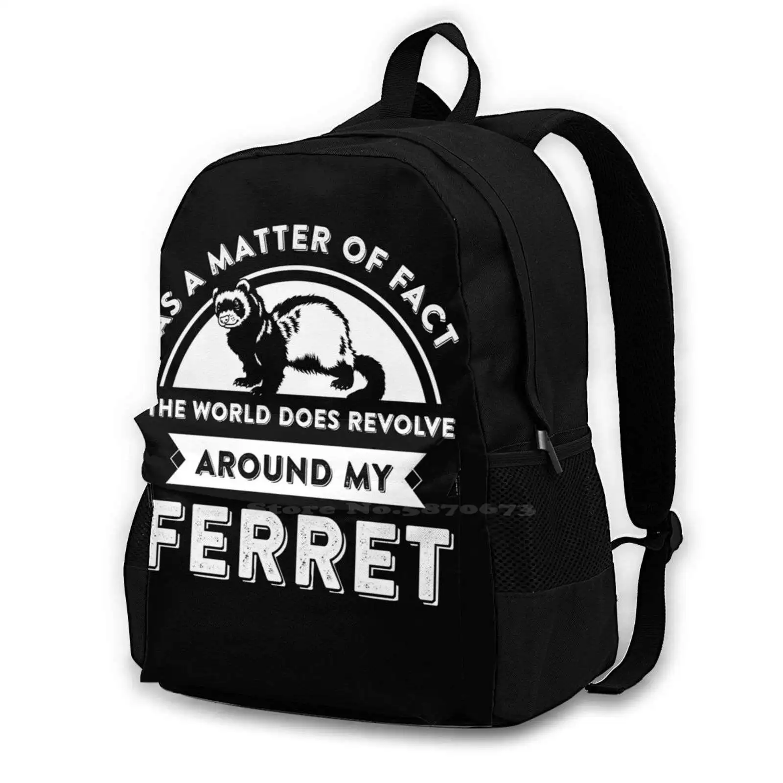 

As A Master Of Fact The World Does Around My Ferret , Ferret T Shirt , Ferret Shirt , Pet Lover , Cool T Shirts , Funny T Shirt