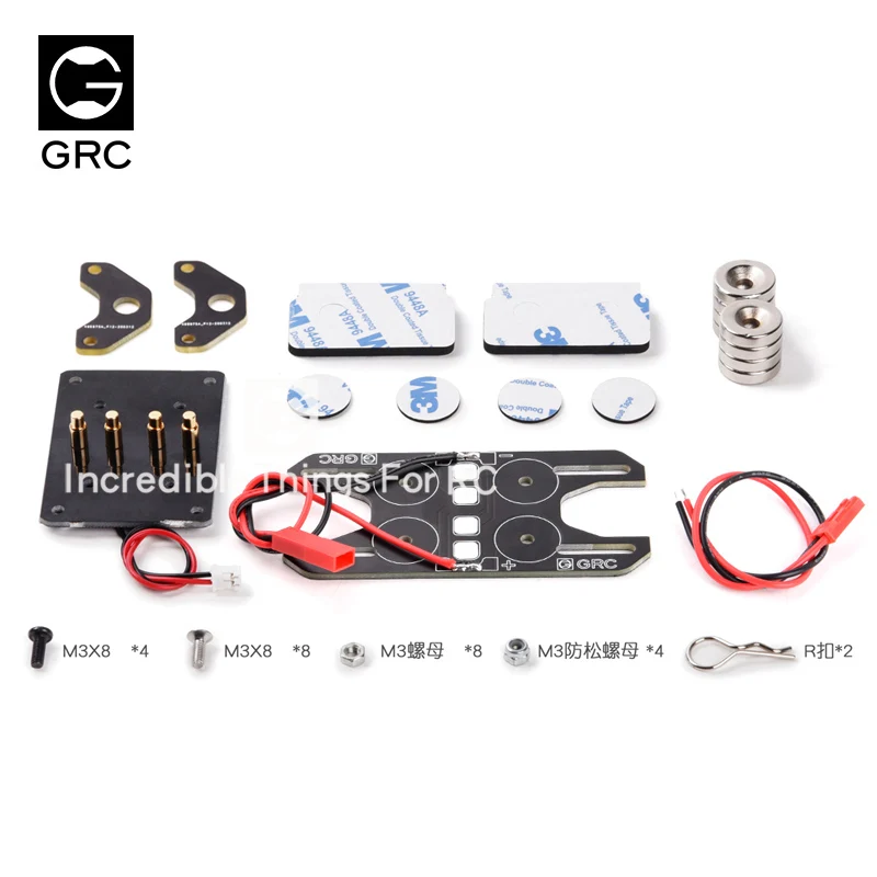 GRC Professional Magnet Power Supply Body Post Universal Magnet Car Shell Column For 1:10 Rc Cars Upgrade Parts Accessories