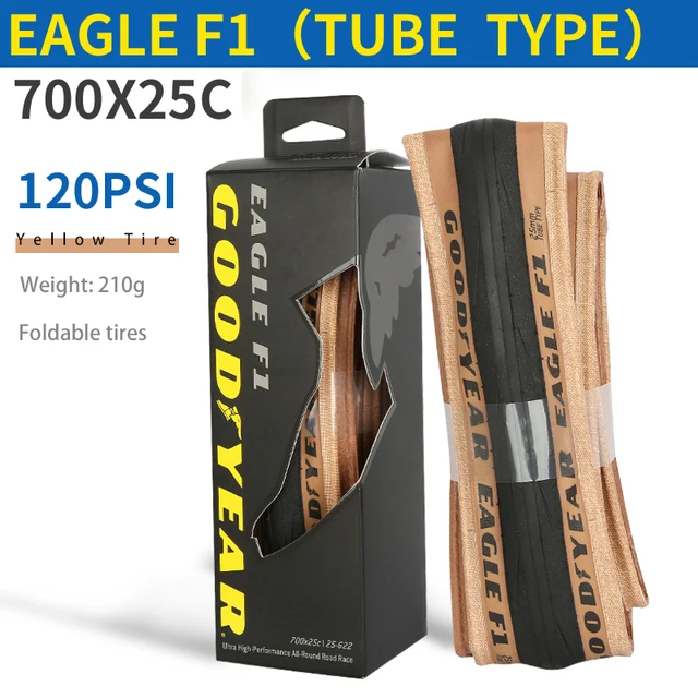 グッドイヤーEagle F1 700x25/28c タイヤ チューブレス 耐パンク