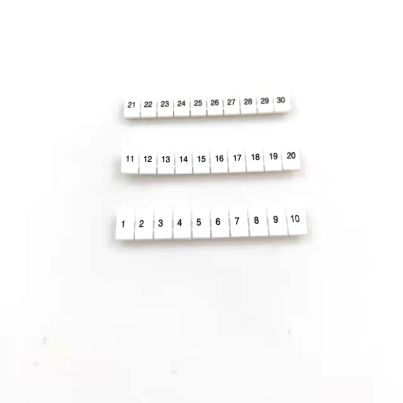 100pcs ZB6 Terminals Article Tag Apply To UK series