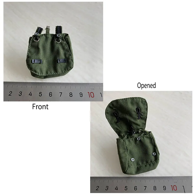 1/6 Scale DML WWII Paratrooper German U.S Army Bread Backpack Bag Sundries Bag Dry Food Bag Model for 12Inch Soldier Body Access