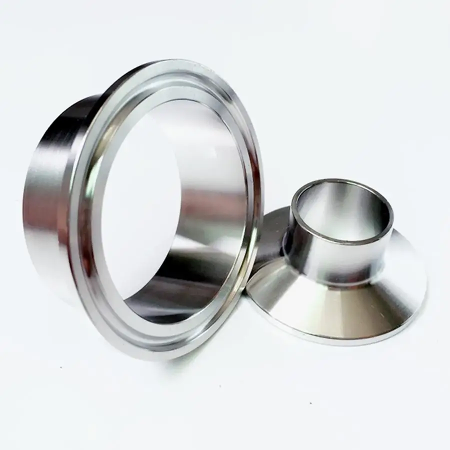 

89mm 3.5" Pipe OD Butt Weld x3.5" Tri Clamp SUS 316L Stainless Steel Sanitary Fitting Coupling Home Brewing Beer Wine