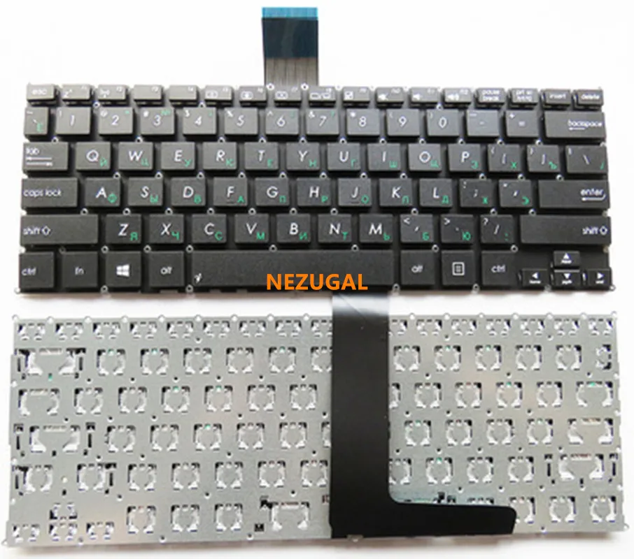 Clavier russe d'ordinateur portable, pour ASUS F200 F200CA F200LA F200MA X200CA X200LA X200M X200 X200MA R202CA R202LA RU