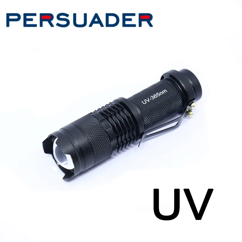 Persauder new hot poweiful UV light fly tying tools 365nm telescoping design UV torch light cure harden UV glues in seconds