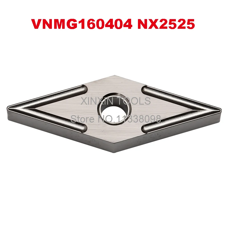 

VNMG160404 NX2525 VNMG160408 NX2525 carbide inserts lathe turning tool holder SVJCR boring bar cnc steel stainless steel