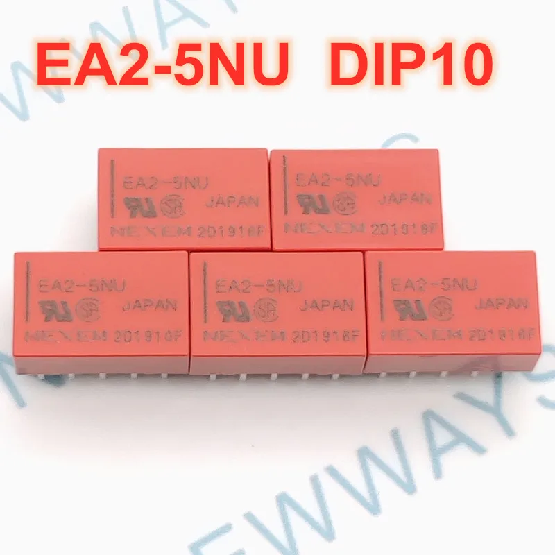 

5Pcs/Lot Relay Ea2-5Nu 10Pin 1A Instead Of Tq2-5V New And Original