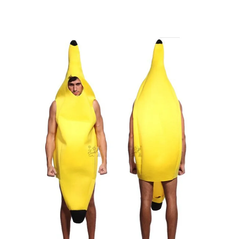 Carnival Clothing Men Cosplay Adult Fancy Dress Funny Sexy Banana Costume  Novelty Halloween Christmas Carnival Party Decorations