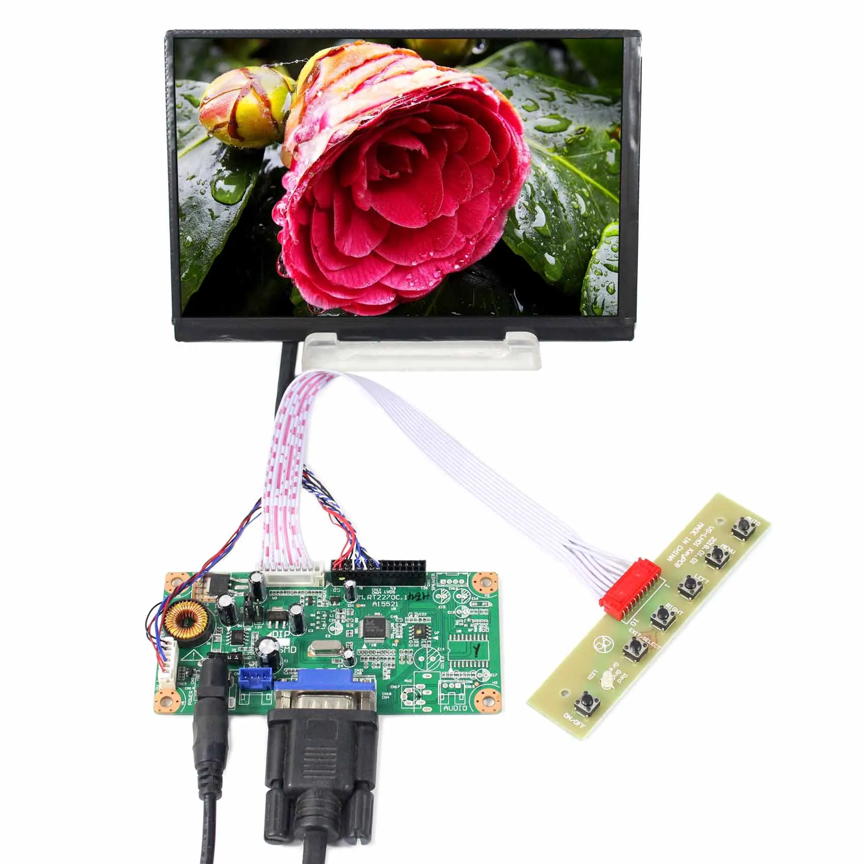 

VGA LCD Controller Board RT2270C-A work for 7" N070ICG-LD1 1280X800 LCD Screen