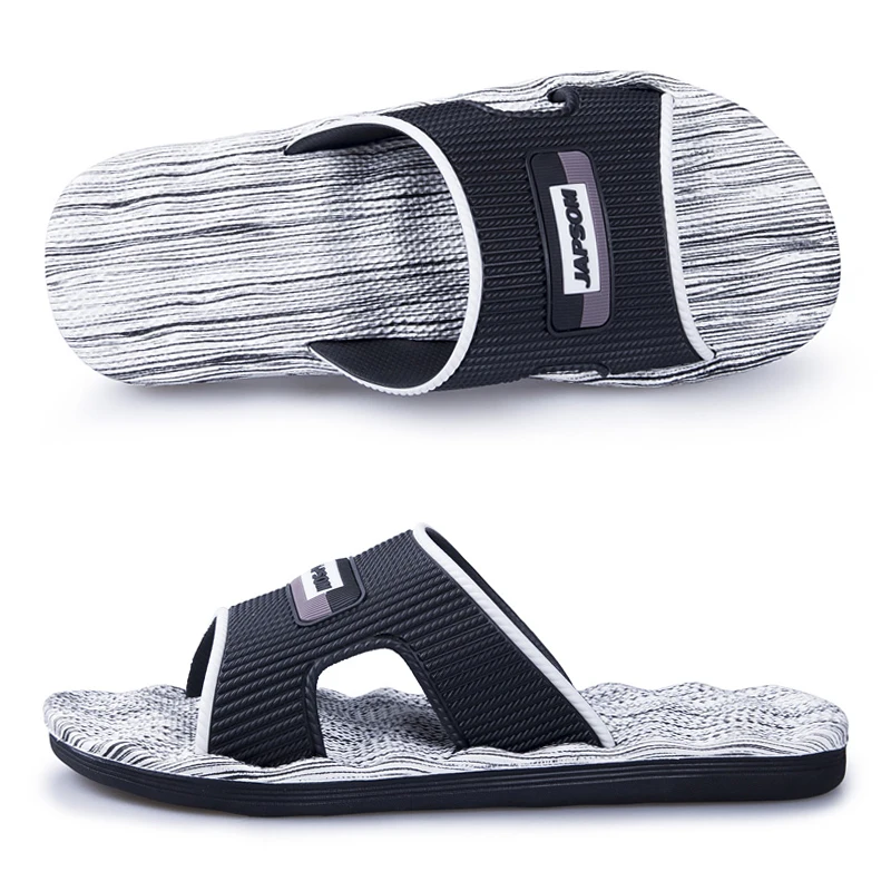 Summer Mens Slides Casual Indoor Slippers Men Home House Soft Slipers Slide EVA Pantuflas Hombre Light Plus Big Size 47