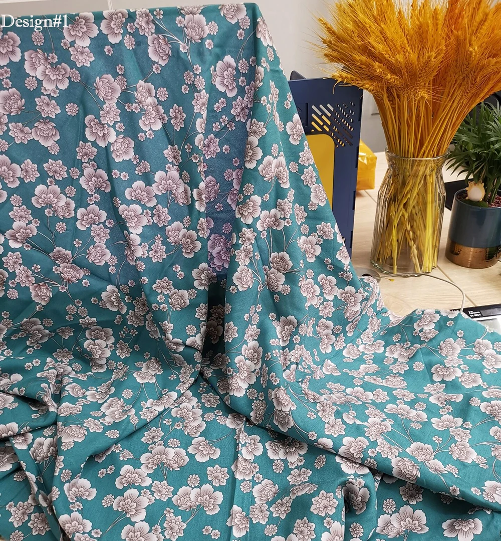 1 Meter X 1,35 Meter Hochwertiger Viskose-Stoff Rayon-Popeline Kleider- und Hemdenmaterial Großhandel – Detail 3