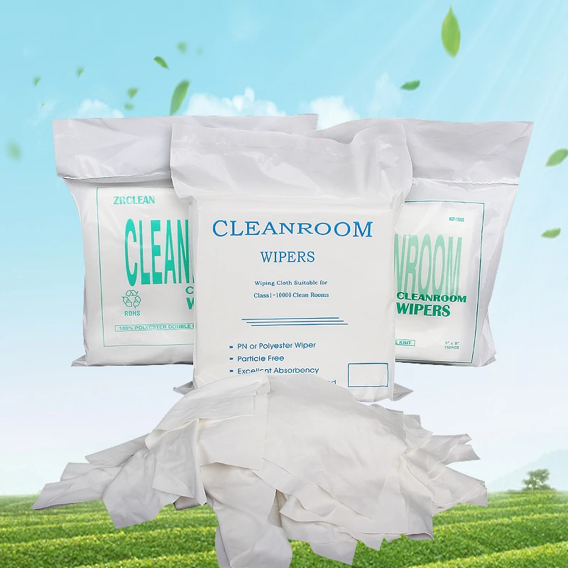 4*4 / 6*6 / 9*9 inch cleanroom wiper Cleaning Tissue stencil wiping non dust cloth clean for all large format printer print head