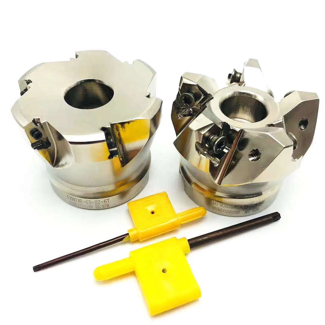 Фрезерный станок EXN03R 50 мм MFWN90 050R 90 градусов плоскость Тяжелая резка для LNMU0303ZER WNMU080608 EN быстрая подача вставка EXN03 MFWN