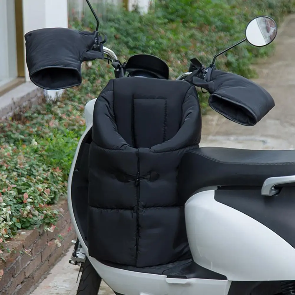 Motorcycle Winter Windproof Windshield Quilts Scooter Leg Cover Leg Lap Apron Blanket Handlebar Gloves For Vespa For Honda