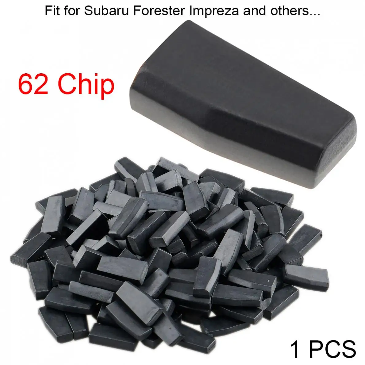 เปล่า 4D62 / 4D ID62 ID4D62 คาร์บอนชิปรถKey Transponder Chip FitสำหรับSubaru Forester Imprezaฯลฯใหม่
